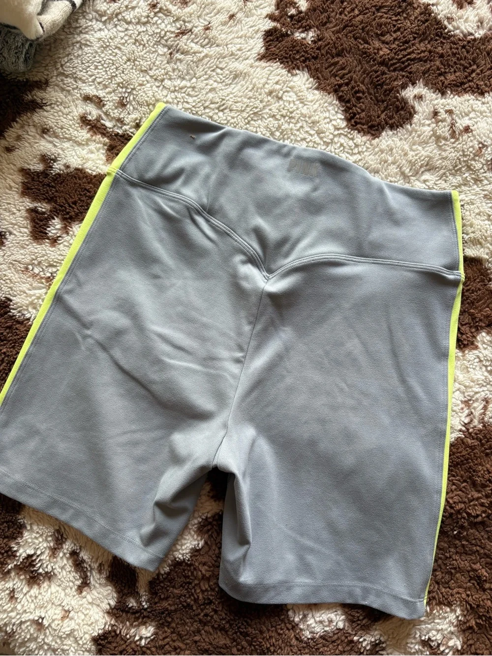Womens PINK Active Biker Shorts